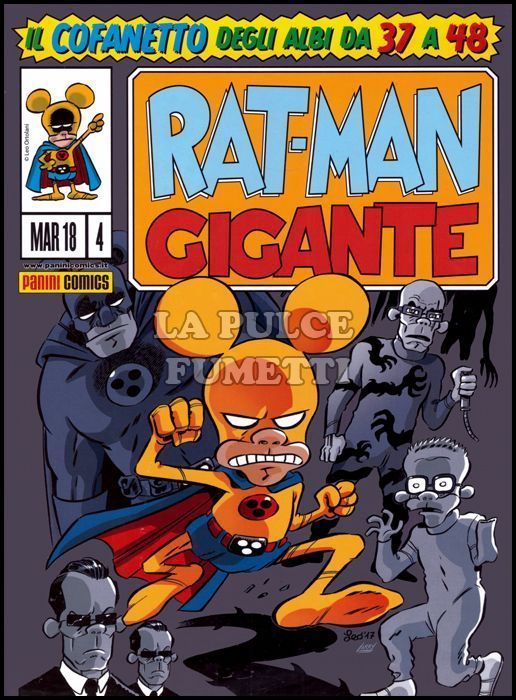 RAT-MAN GIGANTE COFANETTO VUOTO # 4 - RAT-MAN GIGANTE 37/48